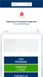Mobile Screenshot of kidsdepotpreschoolacademies.org